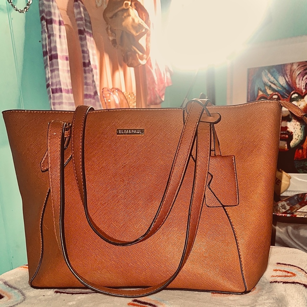 Elim &Paul | rich brown, tote bag 🐻🧥🤎🍂⭐️👜